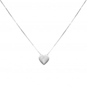 Pendant heart, gold with diamond FOREVER KATE