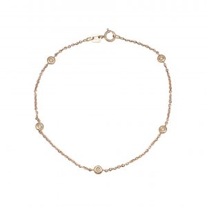 Bracelet gold with diamonds FOREVER KATE