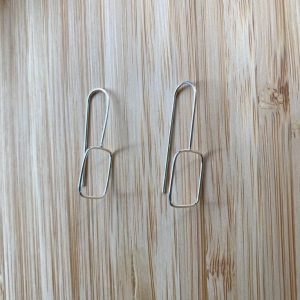 Earring wire square SILVER KATE