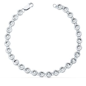 Bracelet white gold with diamonds FOREVER KATE