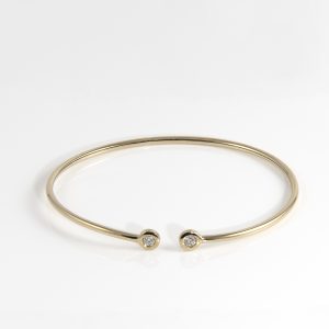 Bracelet gold with diamonds FOREVER KATE