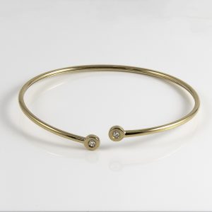 Bracelet gold with diamonds FOREVER KATE