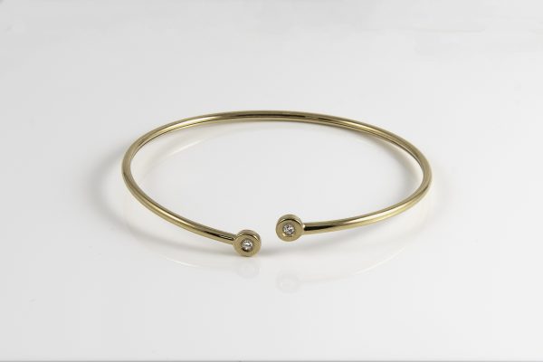 Bracelet gold with diamonds FOREVER KATE