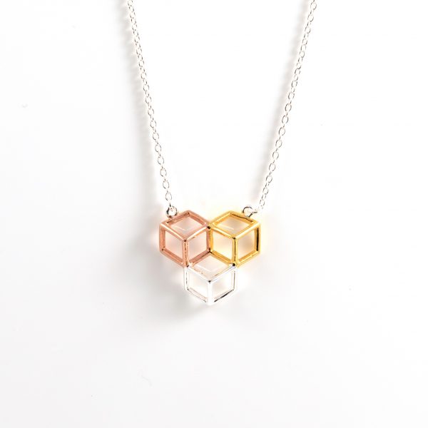 Geometric pendant SILVER KATE