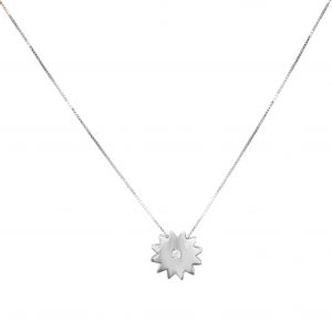 Pendant sun, gold with diamond FOREVER KATE